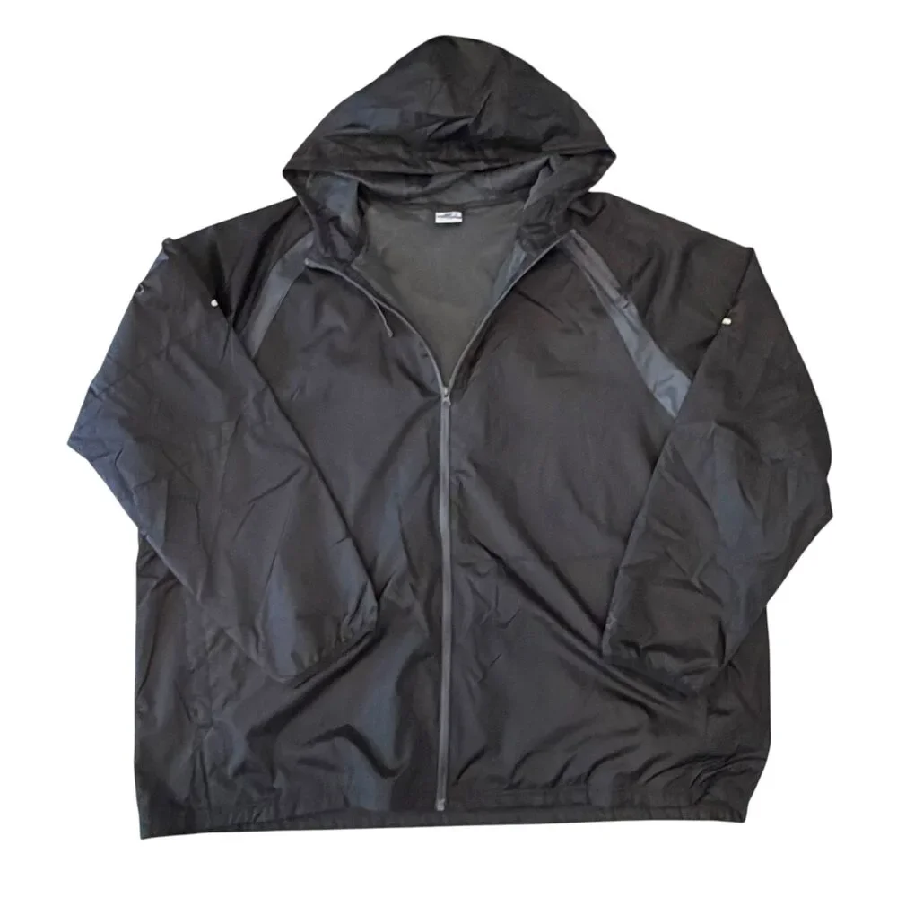 Starter - Full Zip Black Windbreaker Jacket